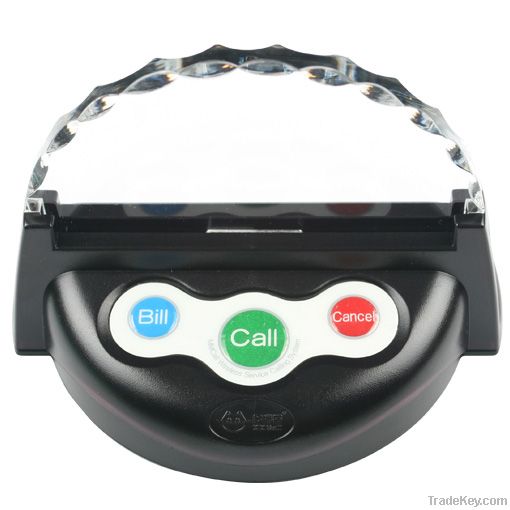 Wireless calling system restaurant waiter call button