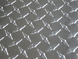 aluminium checked sheet