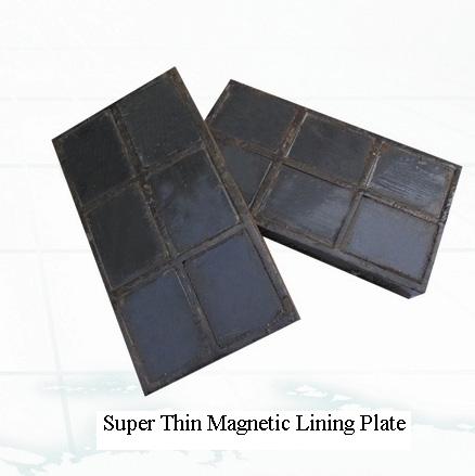 Magnetic lining plate