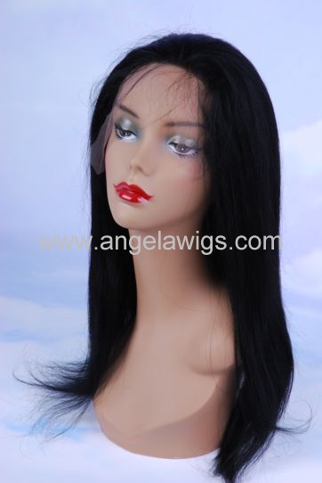 Full lace wig--silky straight 18"