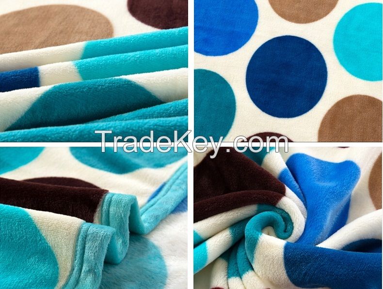 Polyester flannel blanket