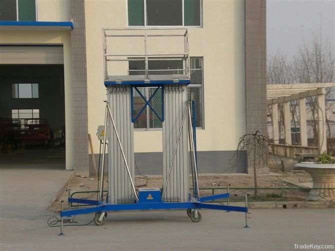 12m dual mast personal vertical lift platform