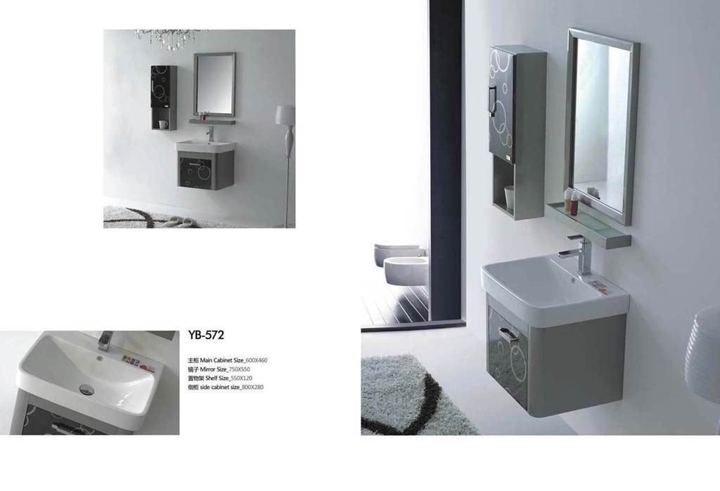 stainless steel bathroom cabinet