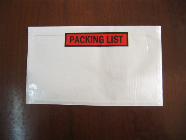 self-adhesive packing list envelope