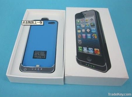 2200mah External Backup Battery Charger Case For iphone 5