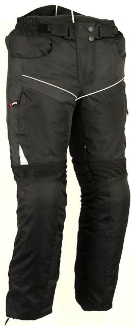 Textile Motorbike Trousers Black