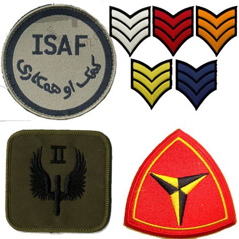 Machine Embroided Military Badge Patch