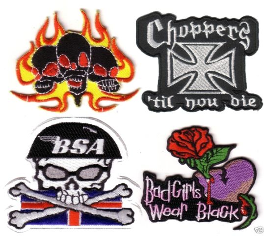 Biker Patches Badge Machine Embroided