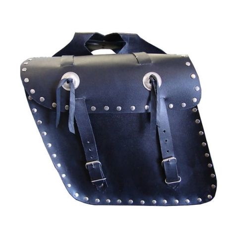 Leather Luggage Saddle Bag 4 Motorbike