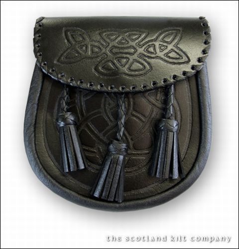 Scottish Sporran Full Leather