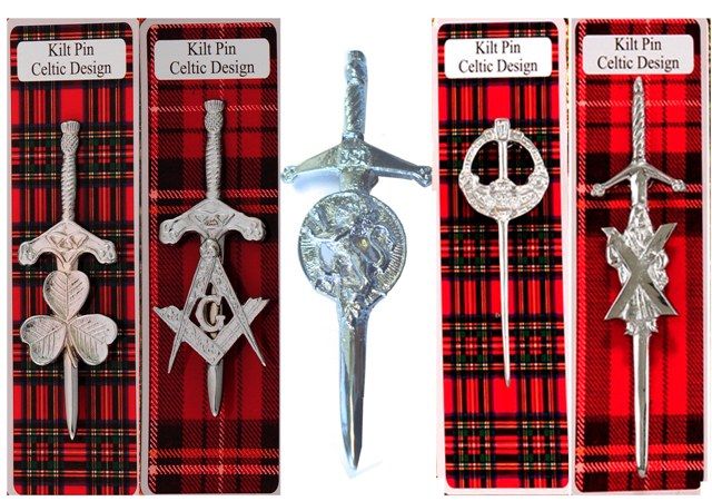 Scottish Dress Kilt Pin & Brooch