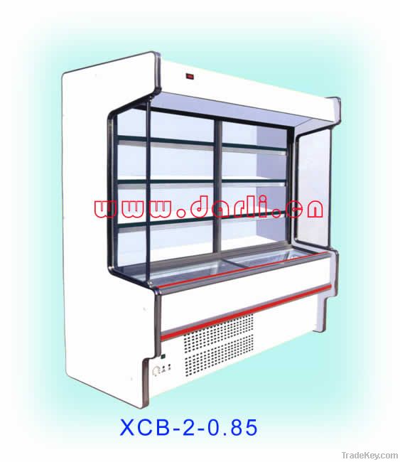 Wall site glass door chillers