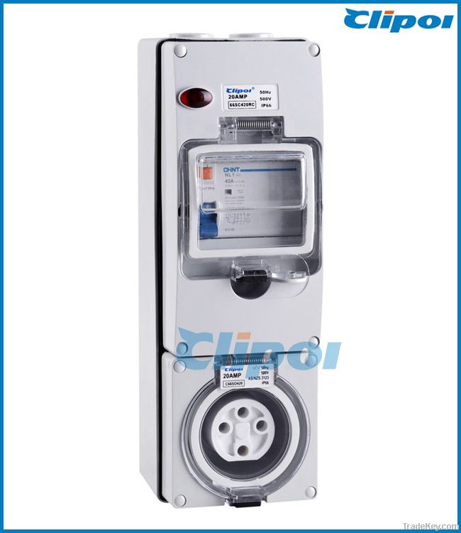 RCD protected Outlet