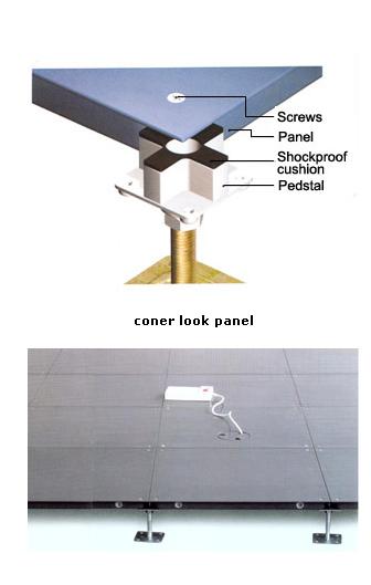 Bare Type Cementitious Infill Steel Access Floor