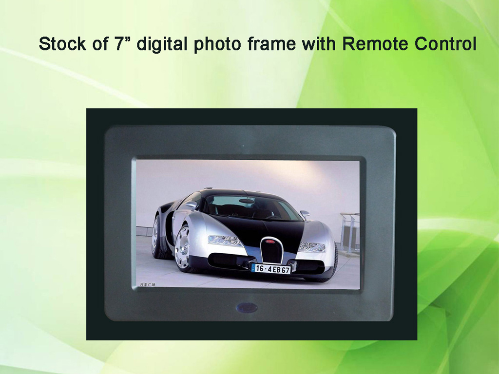 Stock of 7' digital photo frame with simple function