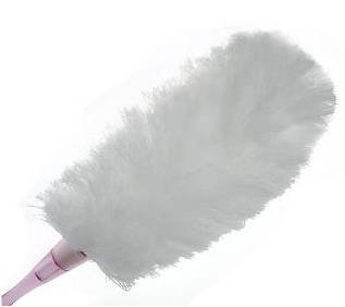 Pink Microfiber Fluffy Duster