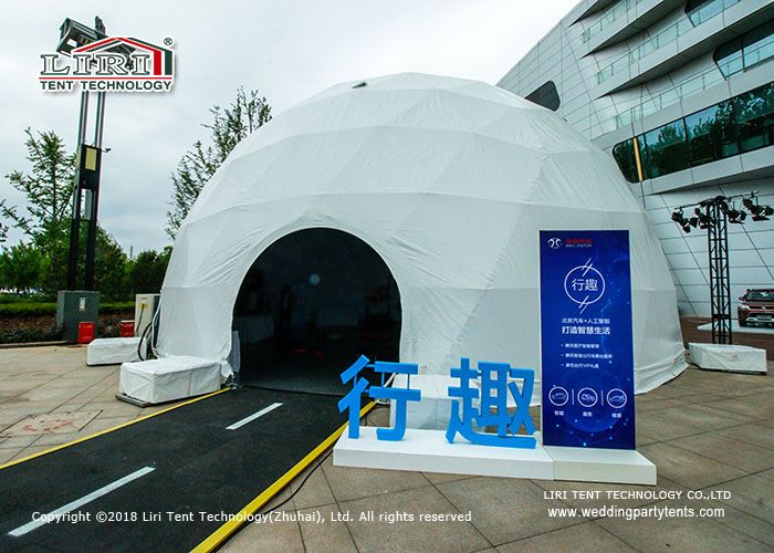 High Quality Geodesic Dome Tent With Withe PVC Cover For Outdoor Event