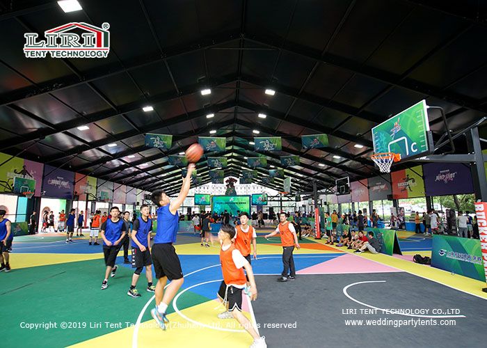 High Quality Outdoor Sport Tent With Black From For Basketball Event