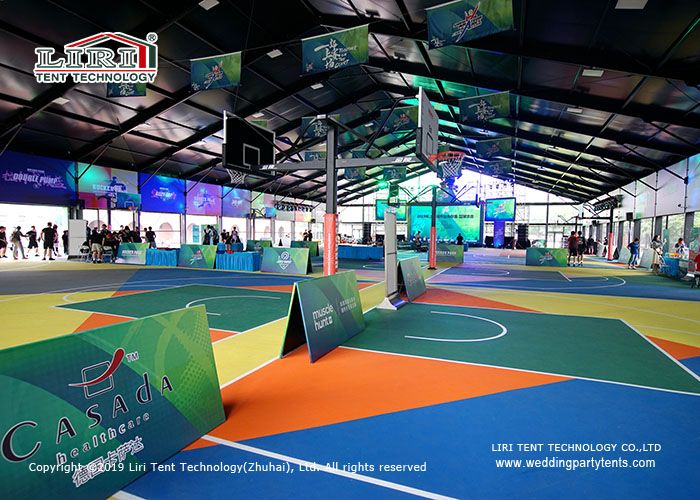 High Quality Outdoor Sport Tent With Black From For Basketball Event