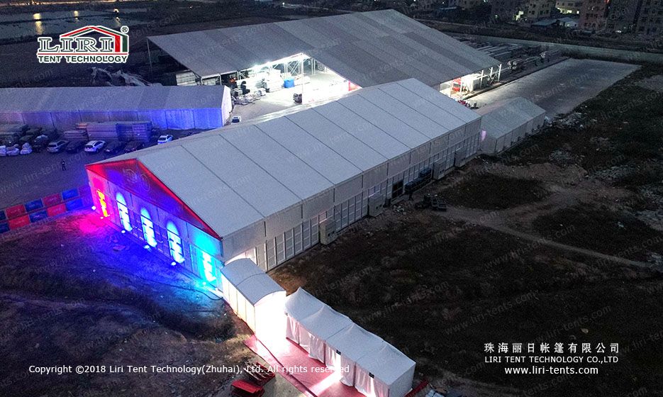 Inquiry For 25m Aluminum Outdoor Event Tent For  Company Annual Meeting From LIRI Tent