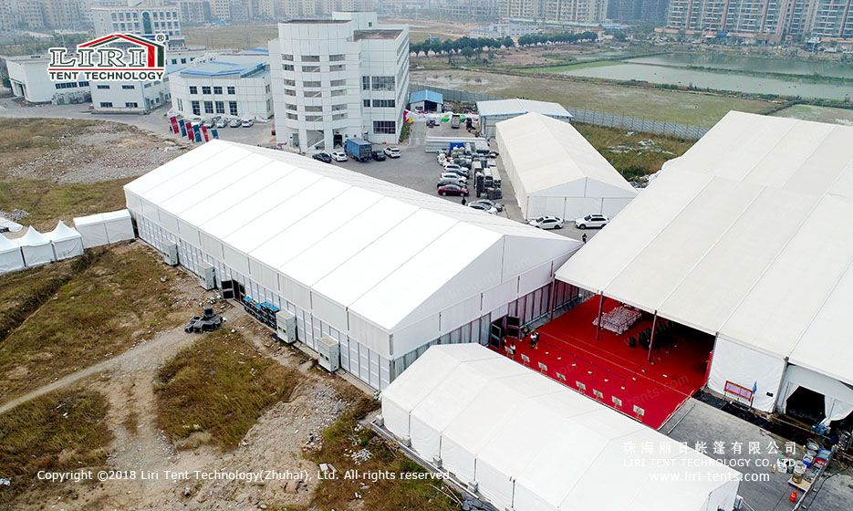 Inquiry For 25m Aluminum Outdoor Event Tent For  Company Annual Meeting From LIRI Tent