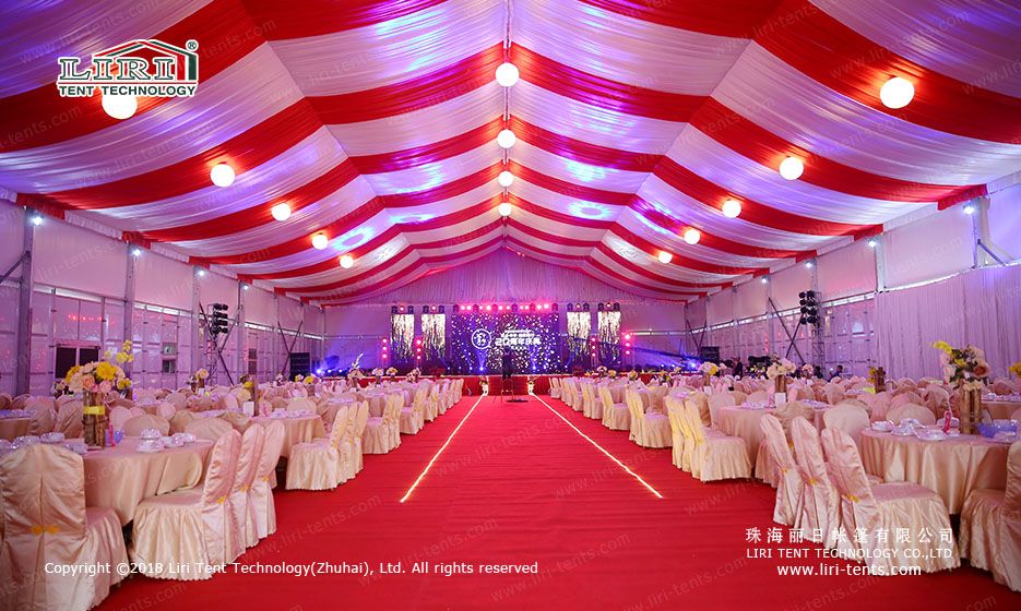 Inquiry For 25m Aluminum Outdoor Event Tent For  Company Annual Meeting From LIRI Tent