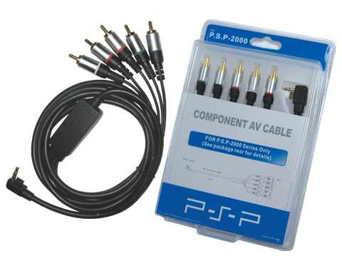 PSP/PSP2000/PSP3000 component cable video game accessory