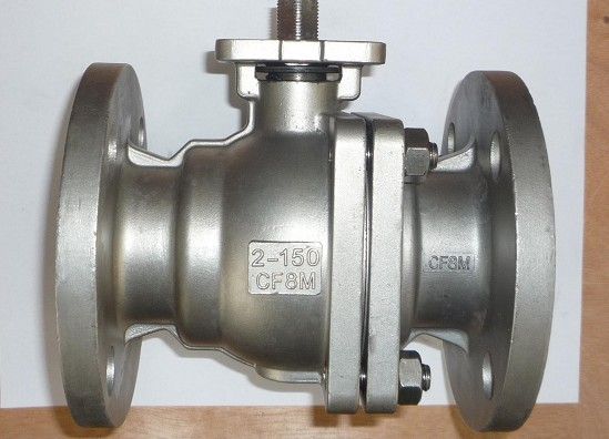 2pc flanged ball valve (flange floating ball valve)