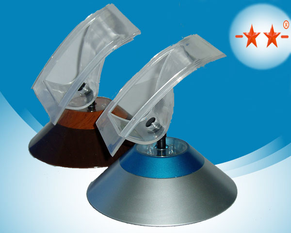 Rotary display stand with led light
