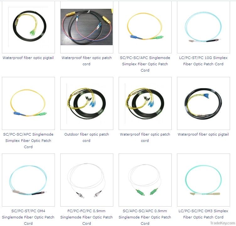 SC/PC-ST/PC OM4 Singlemode Fiber Optic Patch Cord