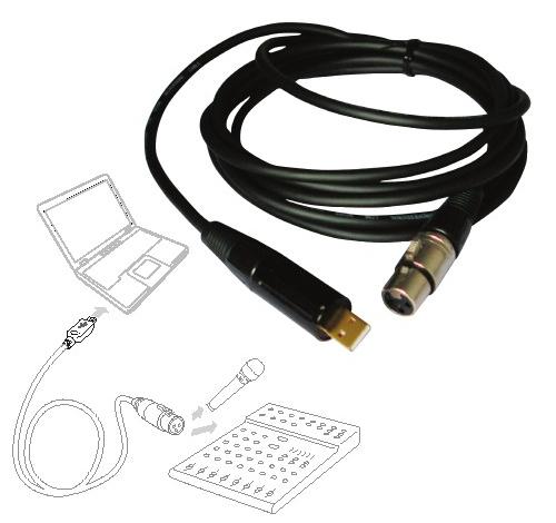 USB microphone cable