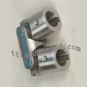 Double universal coupling, precision universal joint