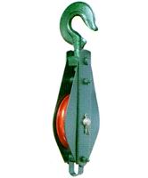 pulley block . single with hook
