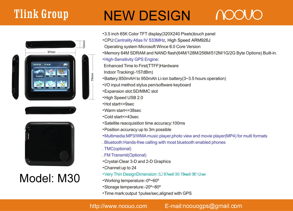 GPS Navigation model M30