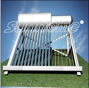 High pressure compact solar water heater