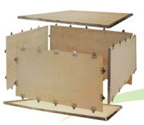 collapsible plywood box