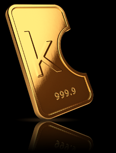 KaratBars 99.9% gold in 1 gm bars