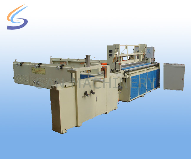 Toilet Paper Perforating and Rewinding Machine