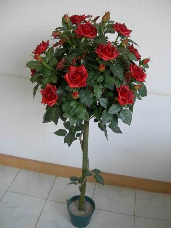 artificial tree, artificial plant, ball rose tree
