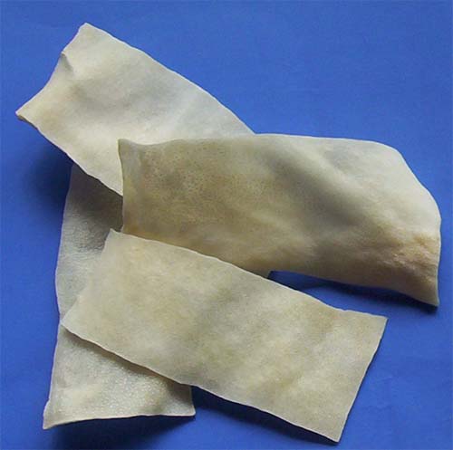 Bleached Raw Hide Chips