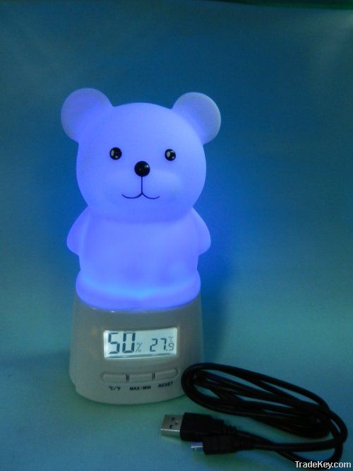 Night light Hygro-thermometer