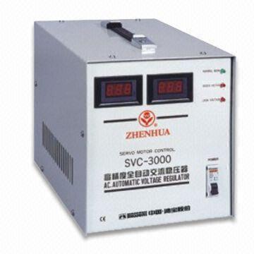 Single-phase Voltage Stabilizers with Digital Display, 150 to 250V Vol