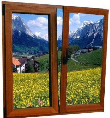 Aluminum wood composite window and door