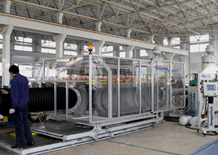ZC-500H PE DW corrugated pipe machinery