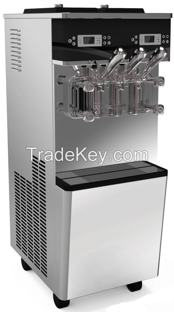 ice cream machine, frozen yogurt machine, soft serve maker, freezer