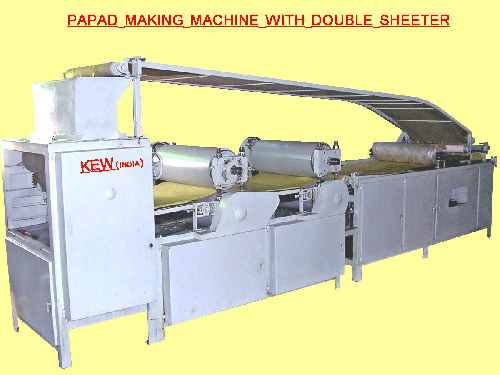 Indias 1st Successful automatic Papad making machine with Drye