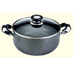 aluminum sauce pot with two ears