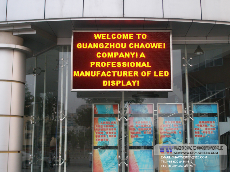 Outdoor P16 Single Color LED Display