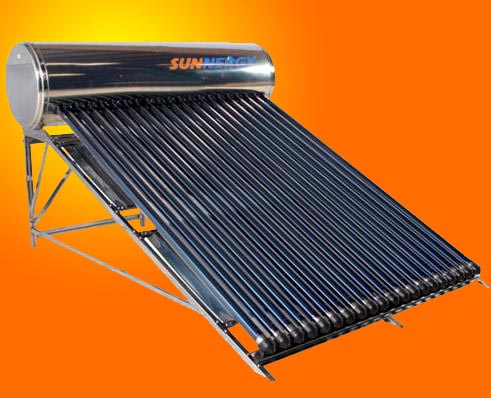 solar water heater, solar collector, non-pressurized solar water heate