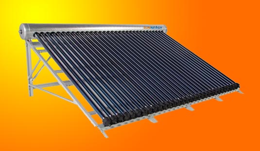 Heat pipe solar sollecor, project solar collector